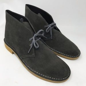 Clarks Desert Boot Grey Suede Chukka